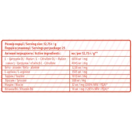 Передтренировочный комплекс Sporter Ulta Stim Free Pre-Workout - 350 г