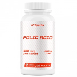 Фолиевая кислота Sporter Folic Acid 800 мкг - 90 таб