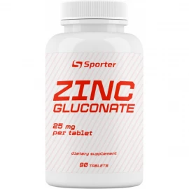 Цинк Sporter Zinc (from Gluconate) 25 мг - 90 таб