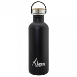Пляшка Laken Basic Steel Bottle 1L Bamboo Cap