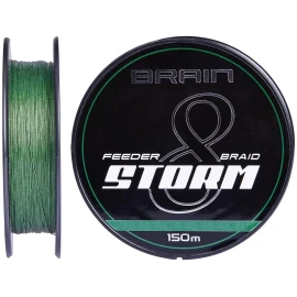 Шнур Brain Storm 8X 150m 0.10mm 13lb/5.9kg