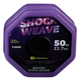 Шоклидер RidgeMonkey Connexion Shock Weave Braided Shock Leader 20m 50lb/22.7kg