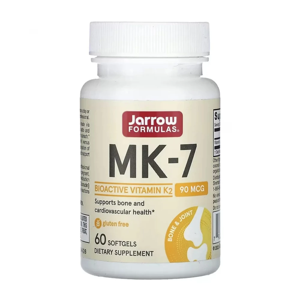 Вітамін K2 Jarrow Formulas MK-7 90 mcg - 60 caps