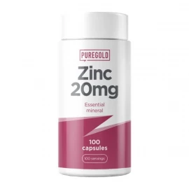 Цинк Pure Gold Zinc 20mg - 100 tabs