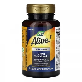 Мультивитамины Natures Way Once Daily Men's 50+ Ultra - 60 tabs