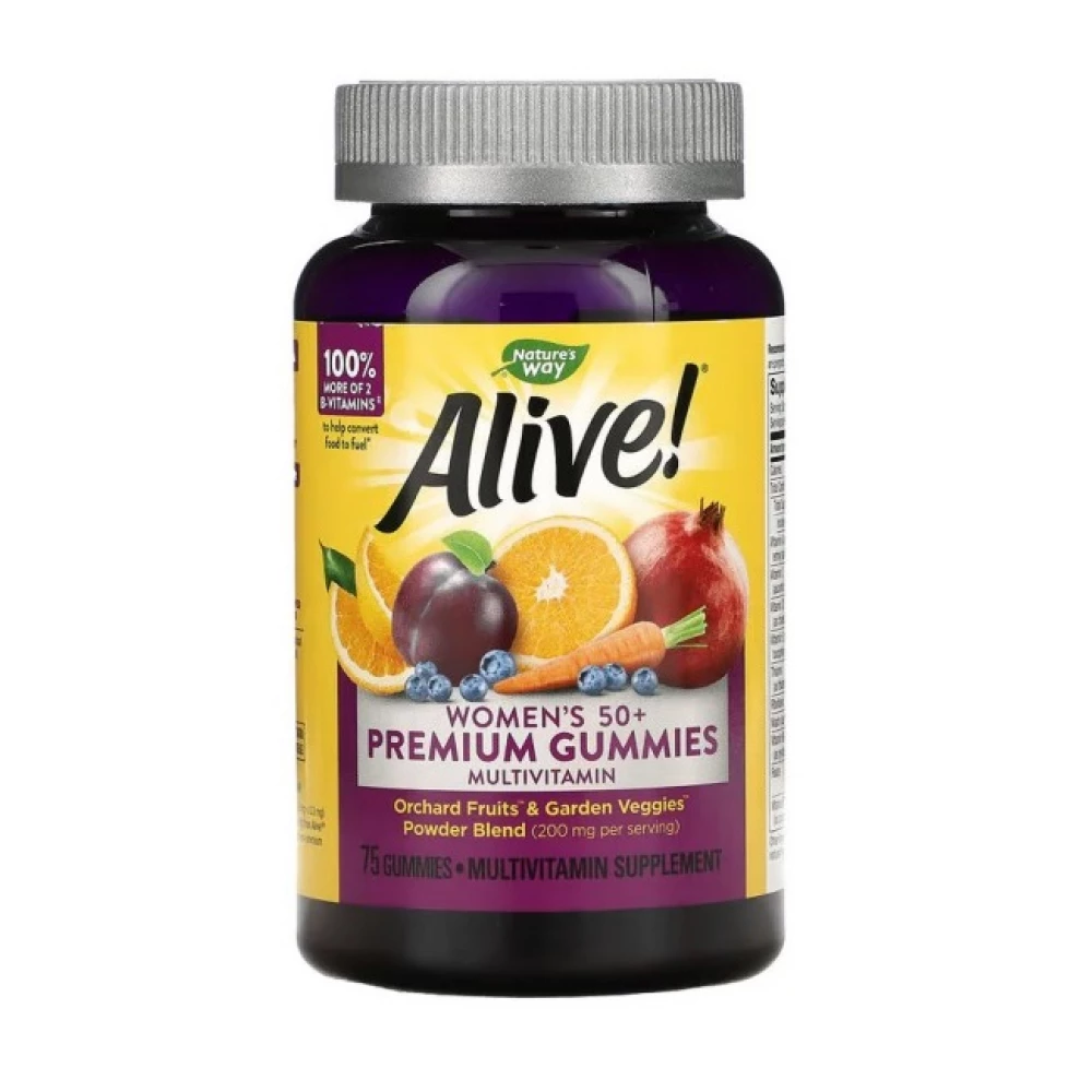 Мультивітаміни Nature's Way Women's 50+ Premium Gummies Multivitamin - 75 gummies