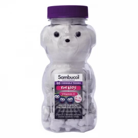 Комплекс для підтримки імунітету Sambucol Kids Teddies - 60 chewable tabs