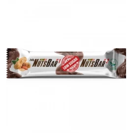 Батончики Power Pro Nats Bar Sugar Free з арахісом та карамеллю 70г (2х35г), 20 шт