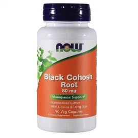 Комплекс для підтримки менопаузи Now Foods Black Cohosh 80mg - 90 vcaps