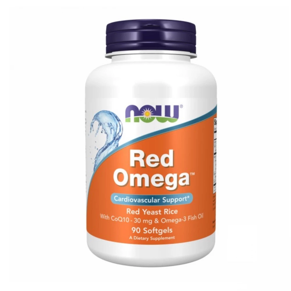 Комплекс для підтримки серцево-судинної системи Now Foods Red Omega - 90 sgels