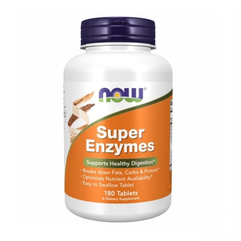 Комплекс ферментів Now Foods Super Enzyme - 90 caps