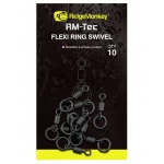 Вертлюжок RidgeMonkey RM-Tec Flexi Ring Swivel #8 (10 шт/уп)