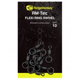 Вертлюжок RidgeMonkey RM-Tec Flexi Ring Swivel #11 (10 шт/уп)