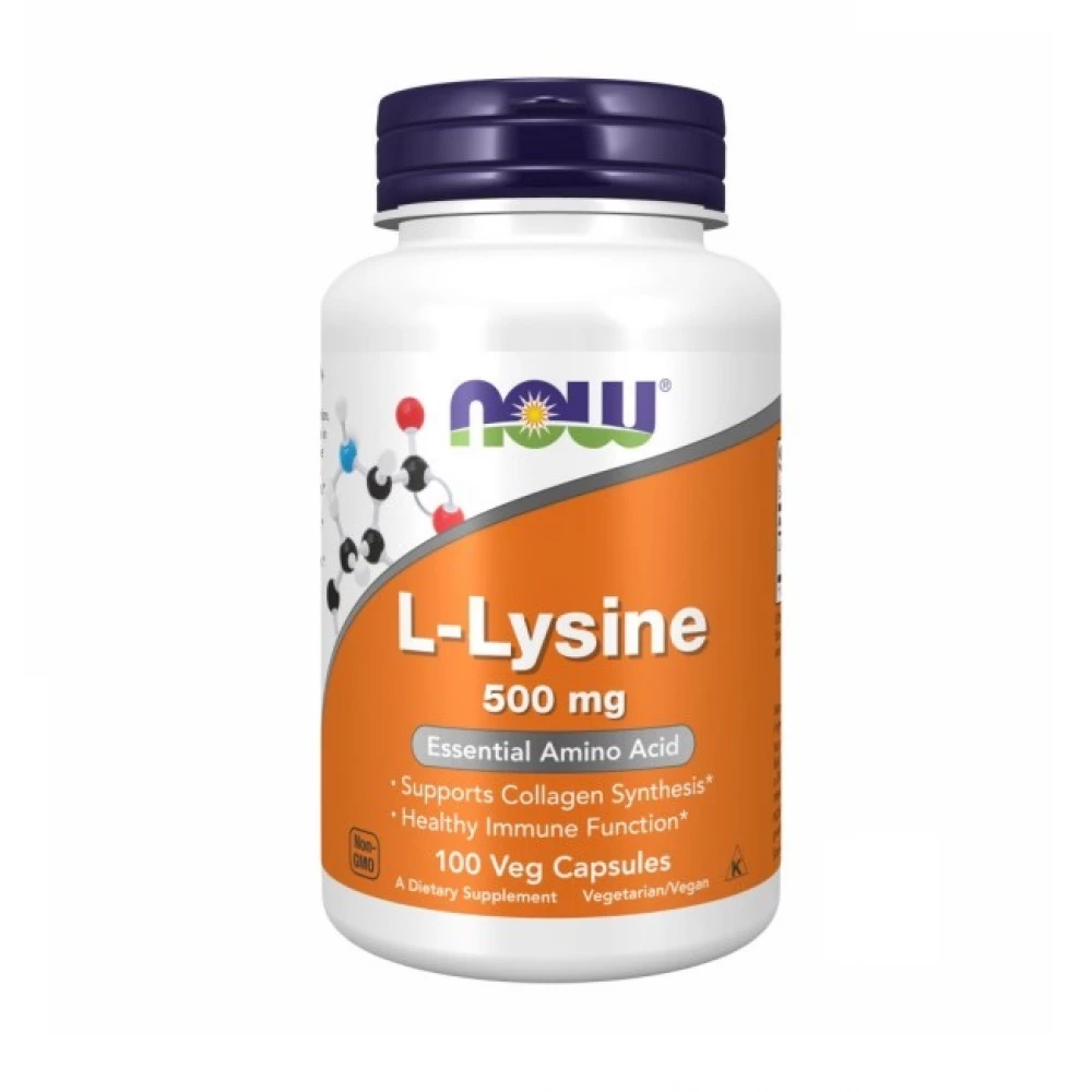 Амінокислота Now Foods Lysine 500mg - 100 vcaps