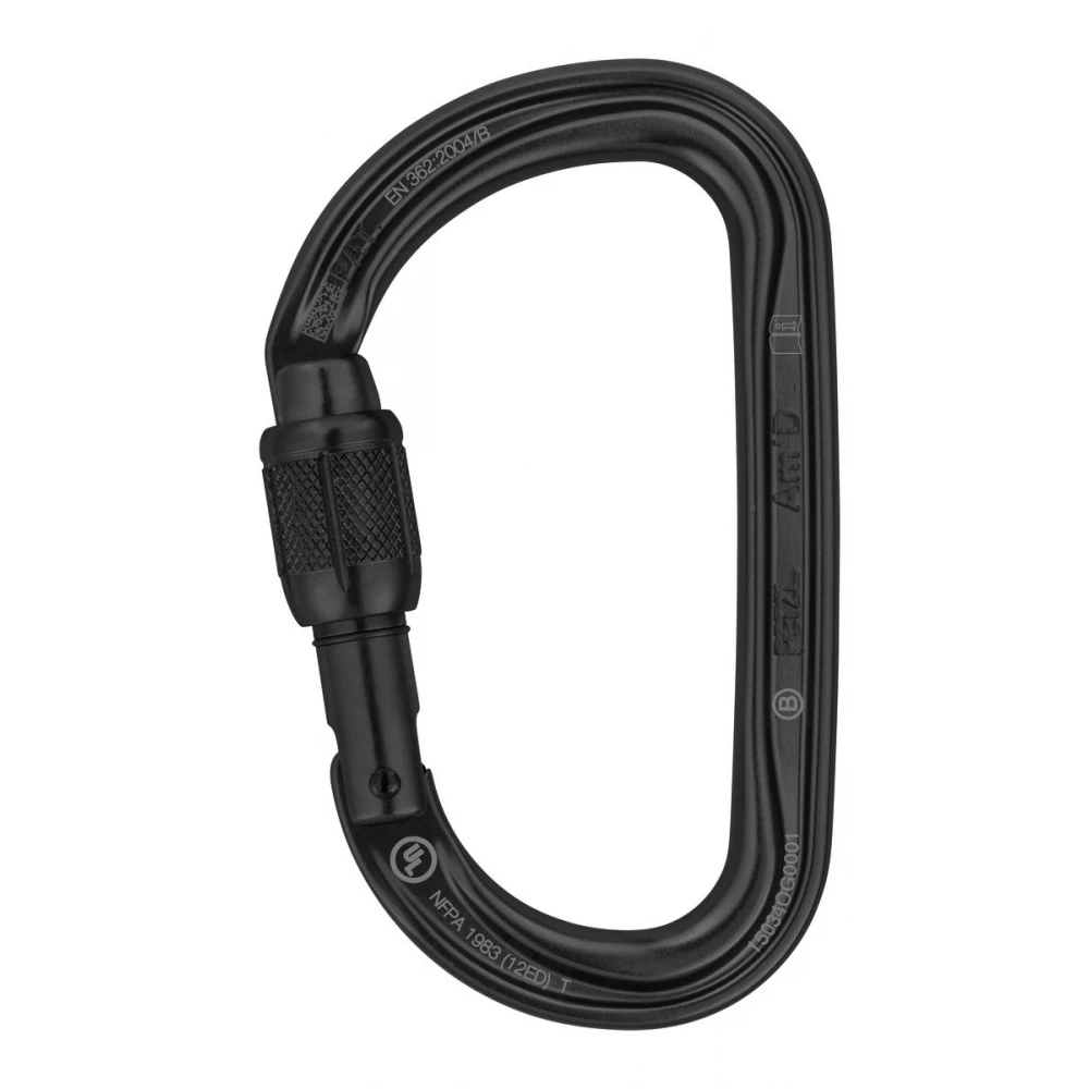 Карабін Petzl Am'D Screw-lock Black