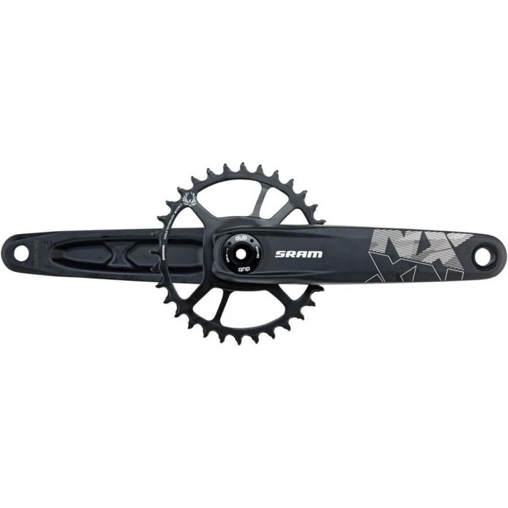 Шатуни Sram Crank NX Eagle Fat Bike 4" DUB 12 шв 175 Direct Mount 30t X-Sync 2 Steel Black