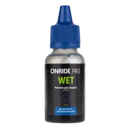 Мастило для ланцюга Onride Pro Wet з PTFE для вологих умов 25 мл