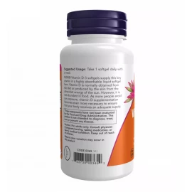 Вітаміни Now Foods VIT D-3 1000IU - 180 sgels