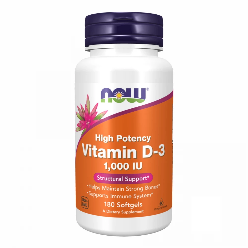 Вітаміни Now Foods VIT D-3 1000IU - 180 sgels