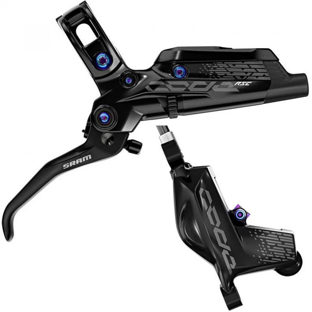 Гальма дискові Sram Code RSC Aluminum Lever, Rainbow Hardware, Black Front 950mm Hose