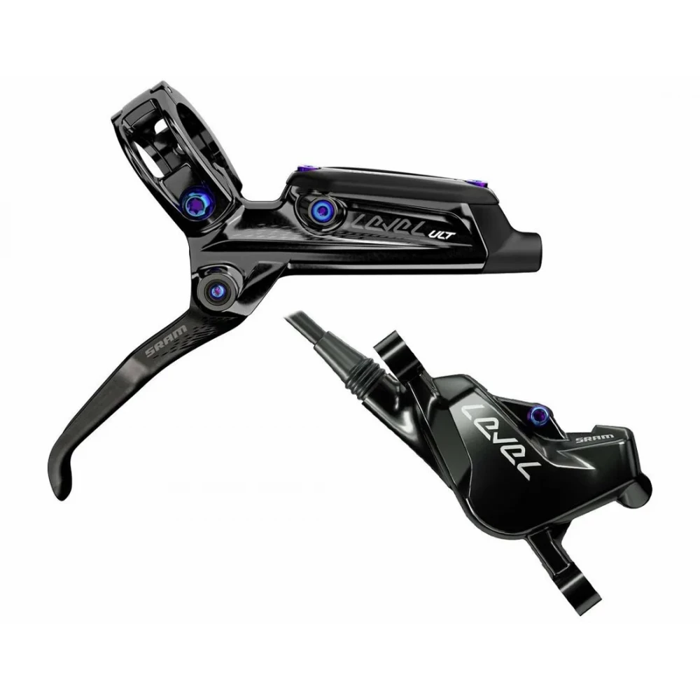 Гальма дискові Sram Level Ultimate, Carbon Lever Rainbow Black Front 950mm
