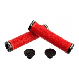 Грипсы Sram Locking Grips Red with Double Clamps & End Plugs