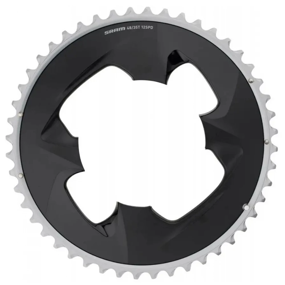Зірка Sram Road 46T 107BCD 2X12 Force Polar Grey With Cover Plate