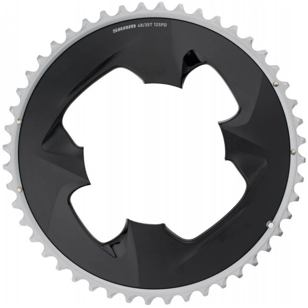 Зірка Sram Road 48T 107BCD 2X12 Force Polar Grey With Cover Plate