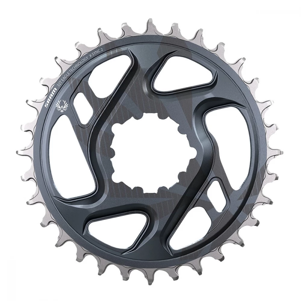 Зірка Sram X-Sync 2 34T Direct Mount 6mm Offset Eagle Lunar/Polar Grey
