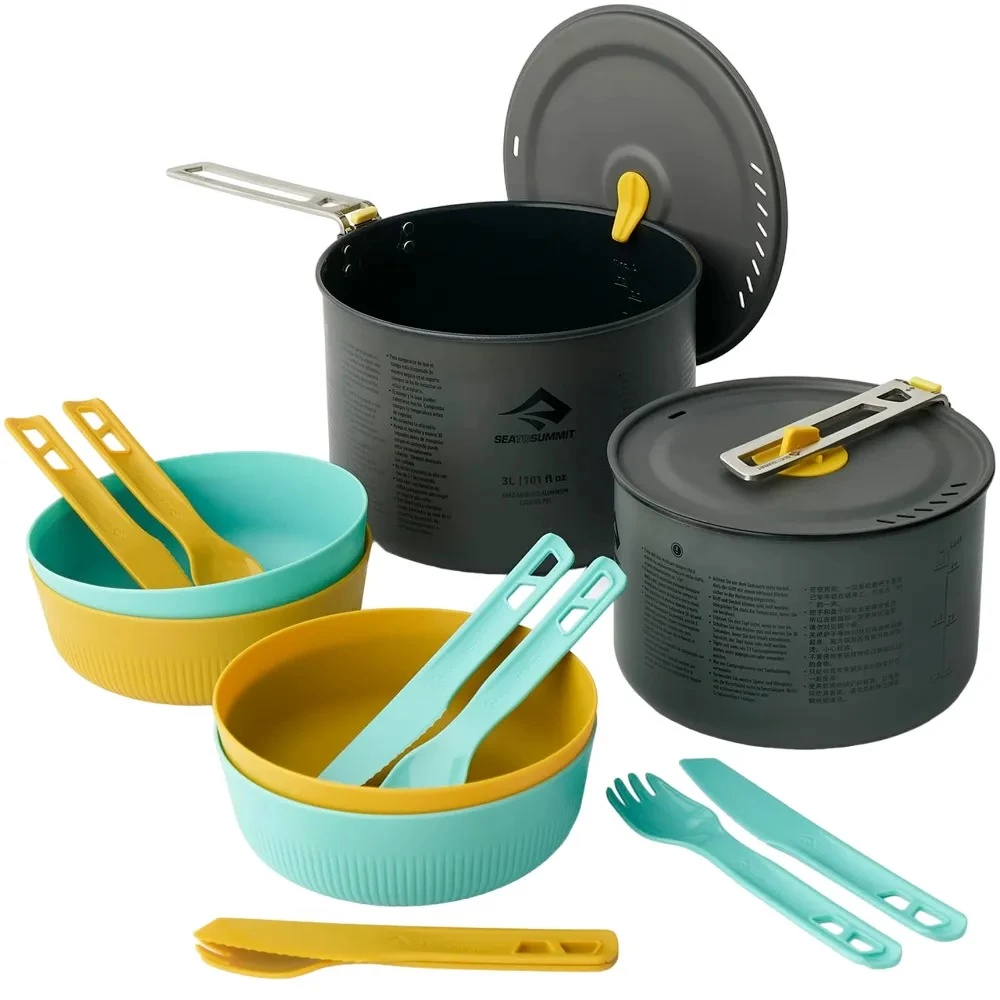 Набор посуды Sea To Summit Frontier UL One Pot Cook Set 4P (14 предметов)