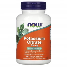 Калій Now Foods Potassium Citrate - 180 vcaps