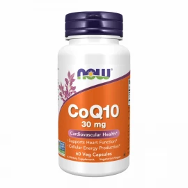 Коэнзим Now Foods COQ10 30mg - 60 vcaps