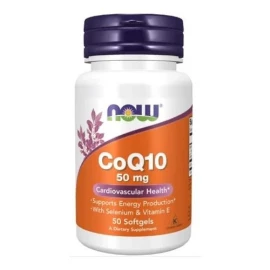 Коэнзим Now Foods CoQ10 50mg - 50 Softgels