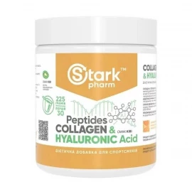 Колаген Stark Pharm Collagen Peptides & Hyaluronic Acid - 225g