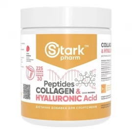 Колаген Stark Pharm Collagen Peptides & Hyaluronic Acid - 225g