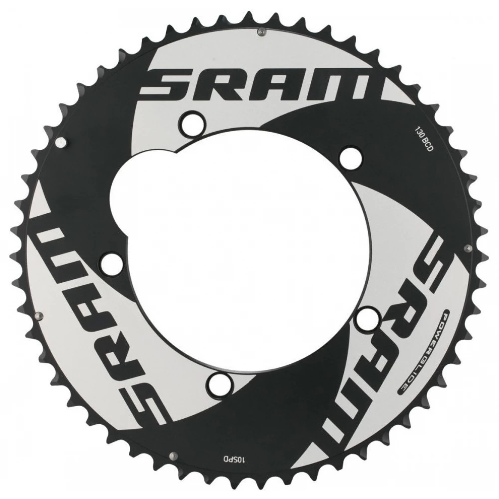 Зірка Sram Powerglide Cring Road Red 10S 54T 130 AL4 BLK TT