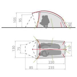 Намет Vaude Taurus UL 2P