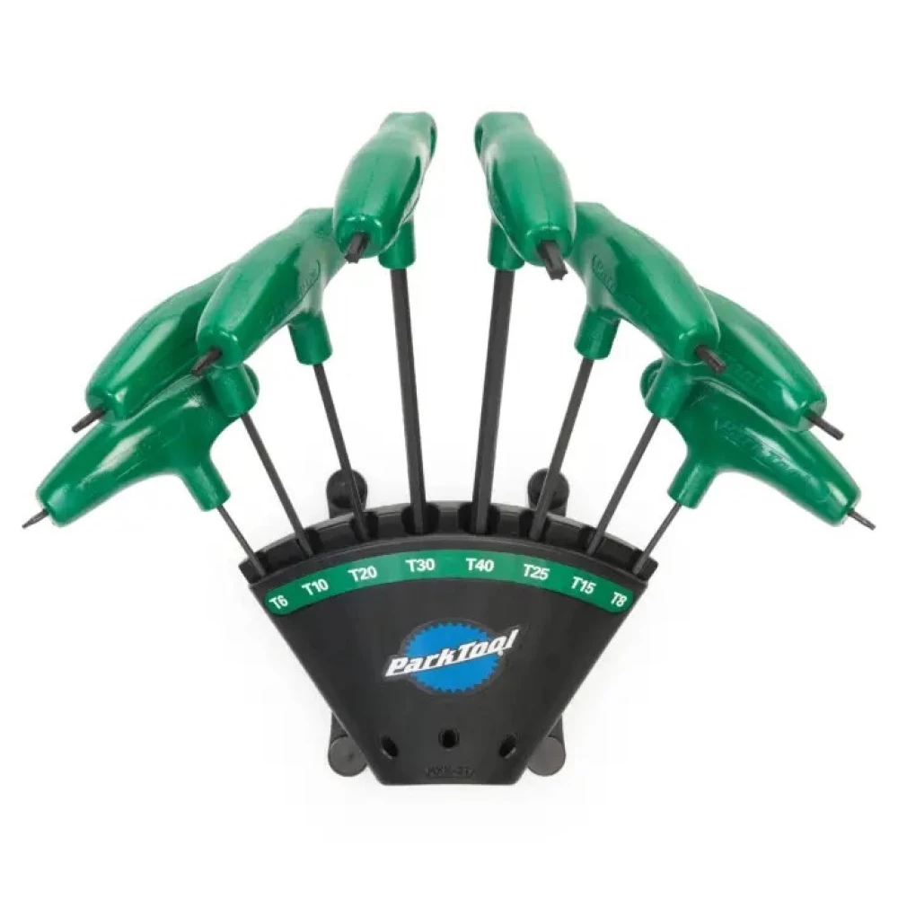 Набір торксів Park Tool PH-T1.2 T6/T8/T10/T15/T20/T25/T30/T40 з L-подібною пластиковою ручкою