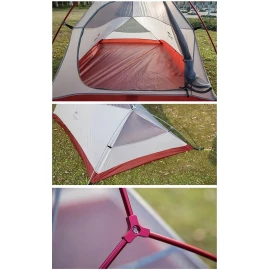 Намет Naturehike Cloud Up 2 Updated NH17T001-T 20D, Gray