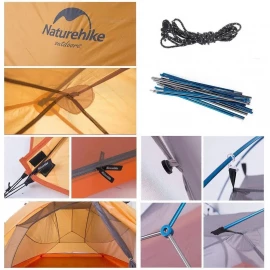 Намет Naturehike Cloud Up 2 Updated NH17T001-T 210T, Orange