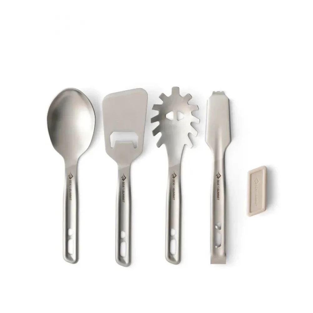 Набір кухонного приладдя Sea To Summit Detour Stainless Steel Utensil Set (4 предмети)