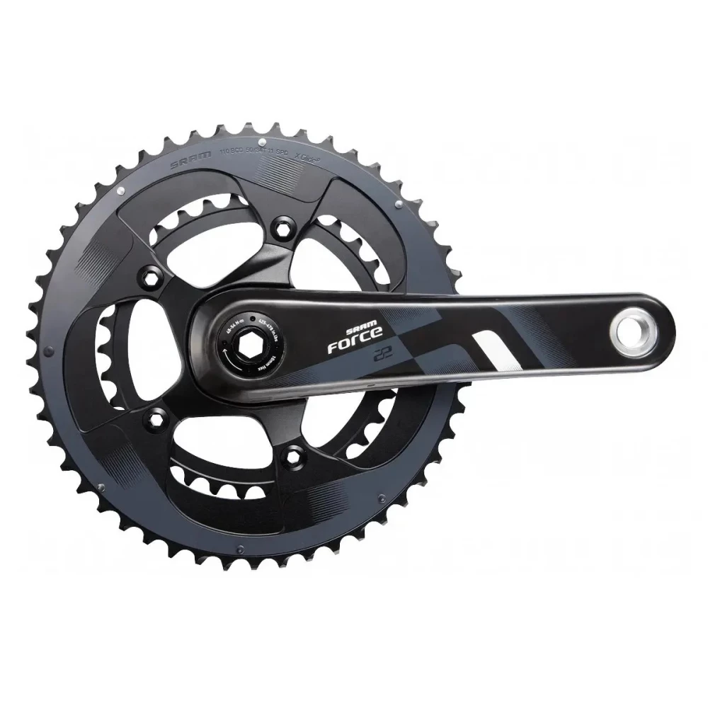 Шатуни Sram Force22 BB30 165 50-34 Yaw, Bearings NOT Included