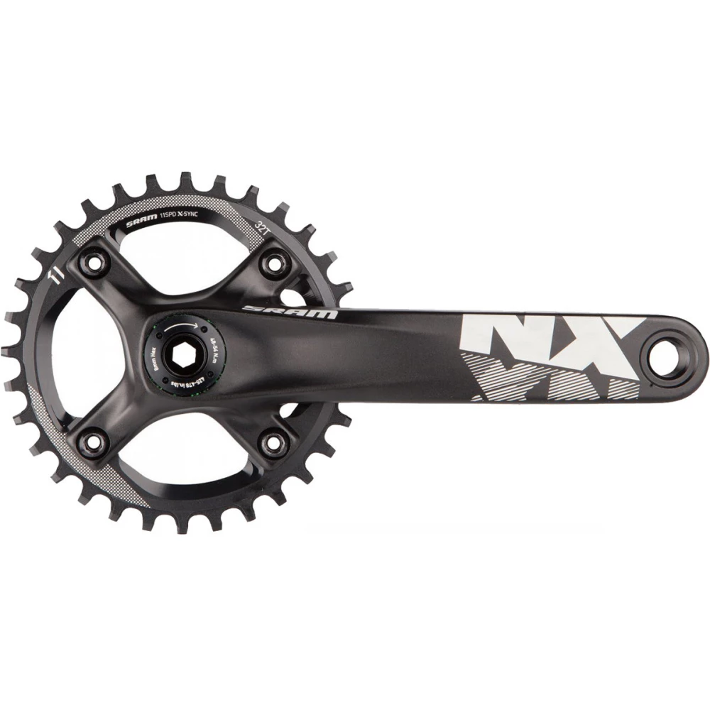 Шатуни Sram GX1 AM FC GX 1000 BB30 175 BLK XSYNC 32T