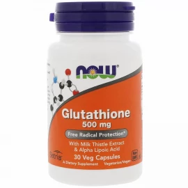 Глутатіон Now Foods Glutathione 500mg - 30 vcaps
