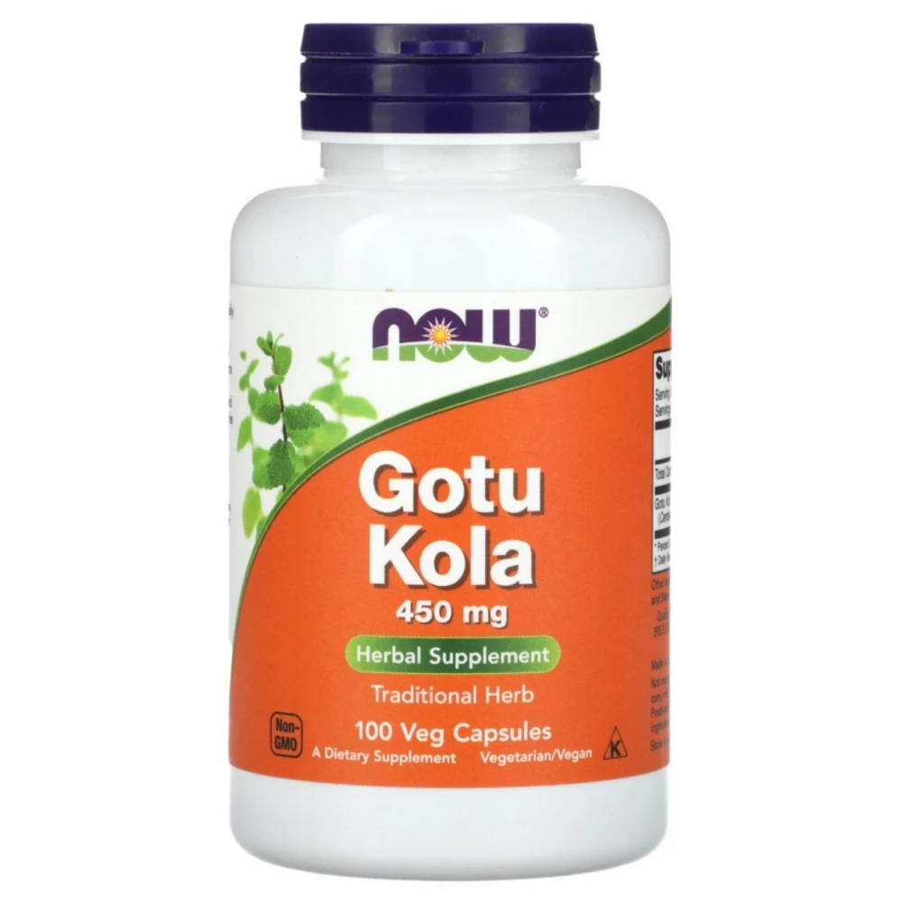 Готу кола Now Foods Gotu Kola 450mg - 100 vcaps