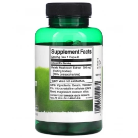 Грибы Рейши Swanson Reishi Mushroom Extract Standardized 500mg - 90 caps