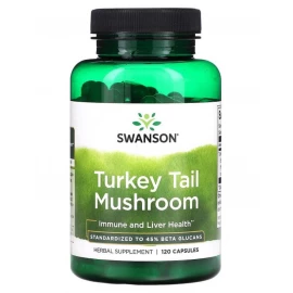 Грибы трутовика Swanson Turkey Tail Mushroom 500mg - 120 caps