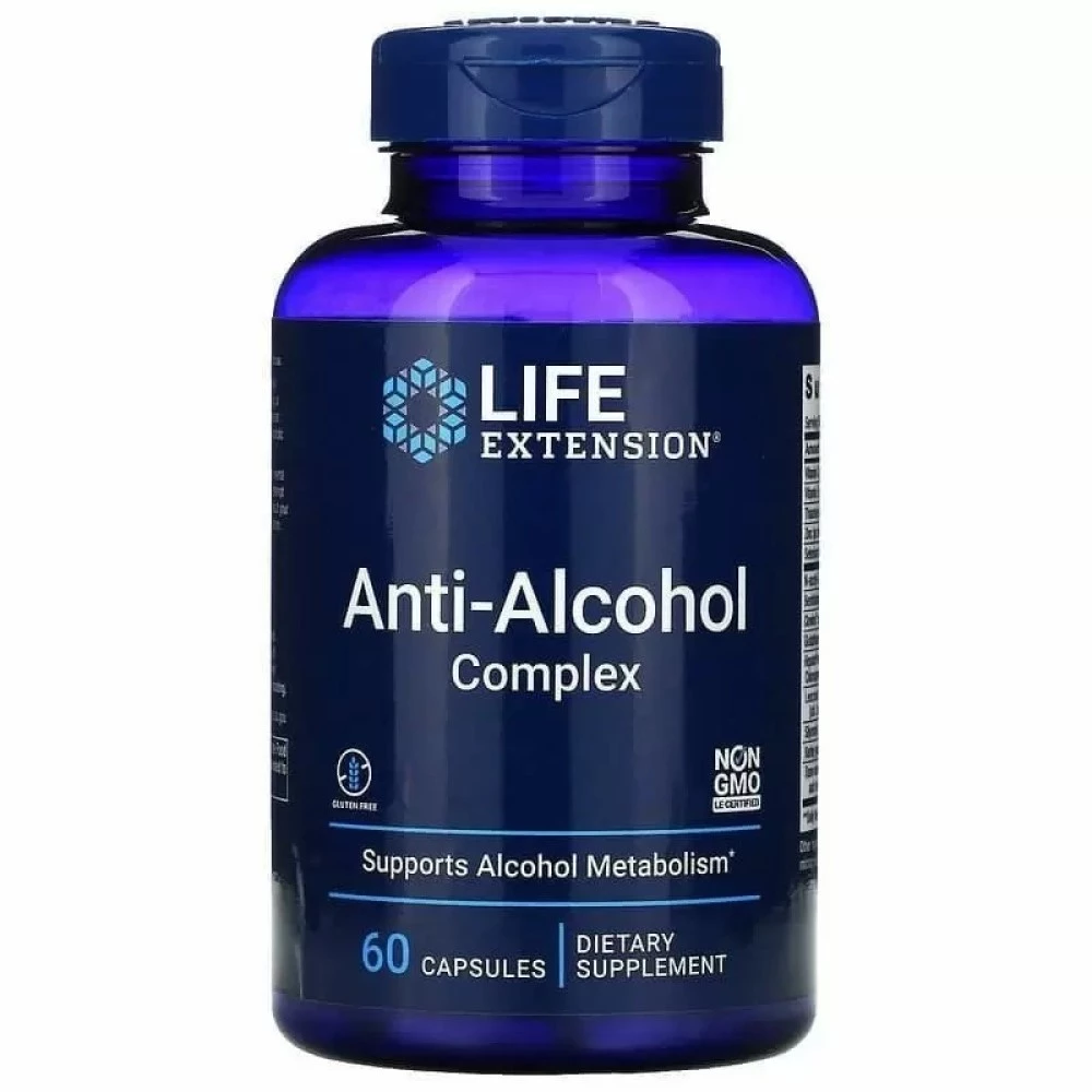 Антиалкогольний комплекс Life Extension Anti-Alcohol - 60 caps