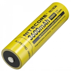 Аккумулятор литиевая Li-Ion 18650 Nitecore NL1836 3.6V