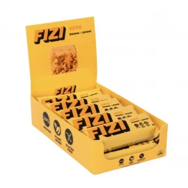 Батончики протеиновые FIZI Keto Protein Bar - 10x45g Banana + Peanut
